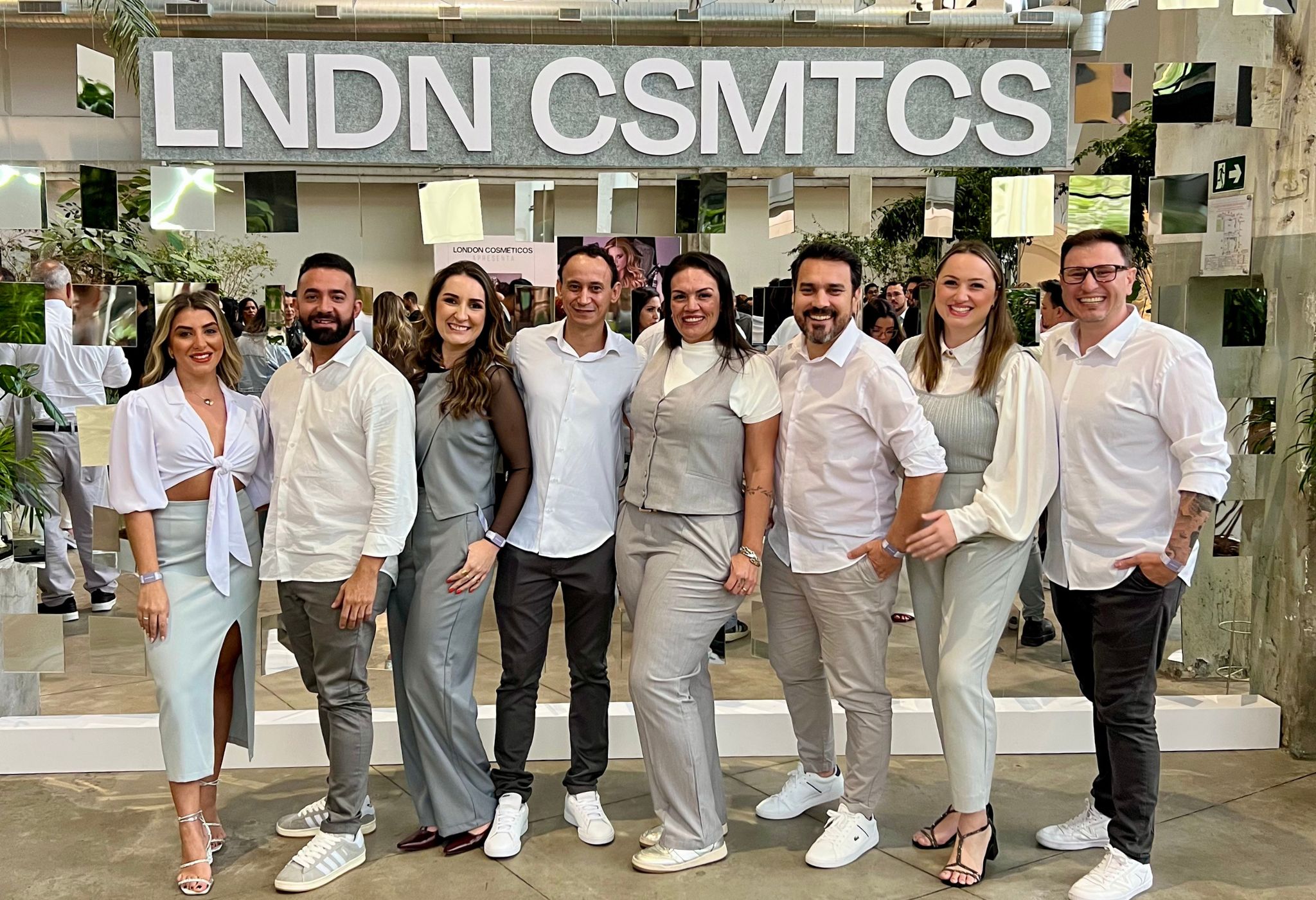 Equipe D'Lima Cosméticos no evento London Celebrate em São Paulo