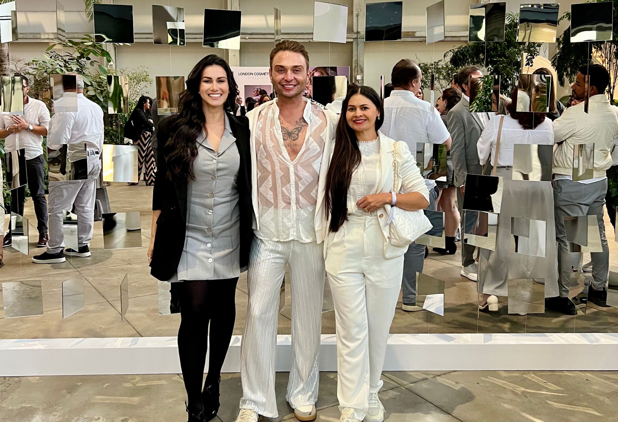 Equipe D'Lima Cosméticos no evento London Celebrate em São Paulo